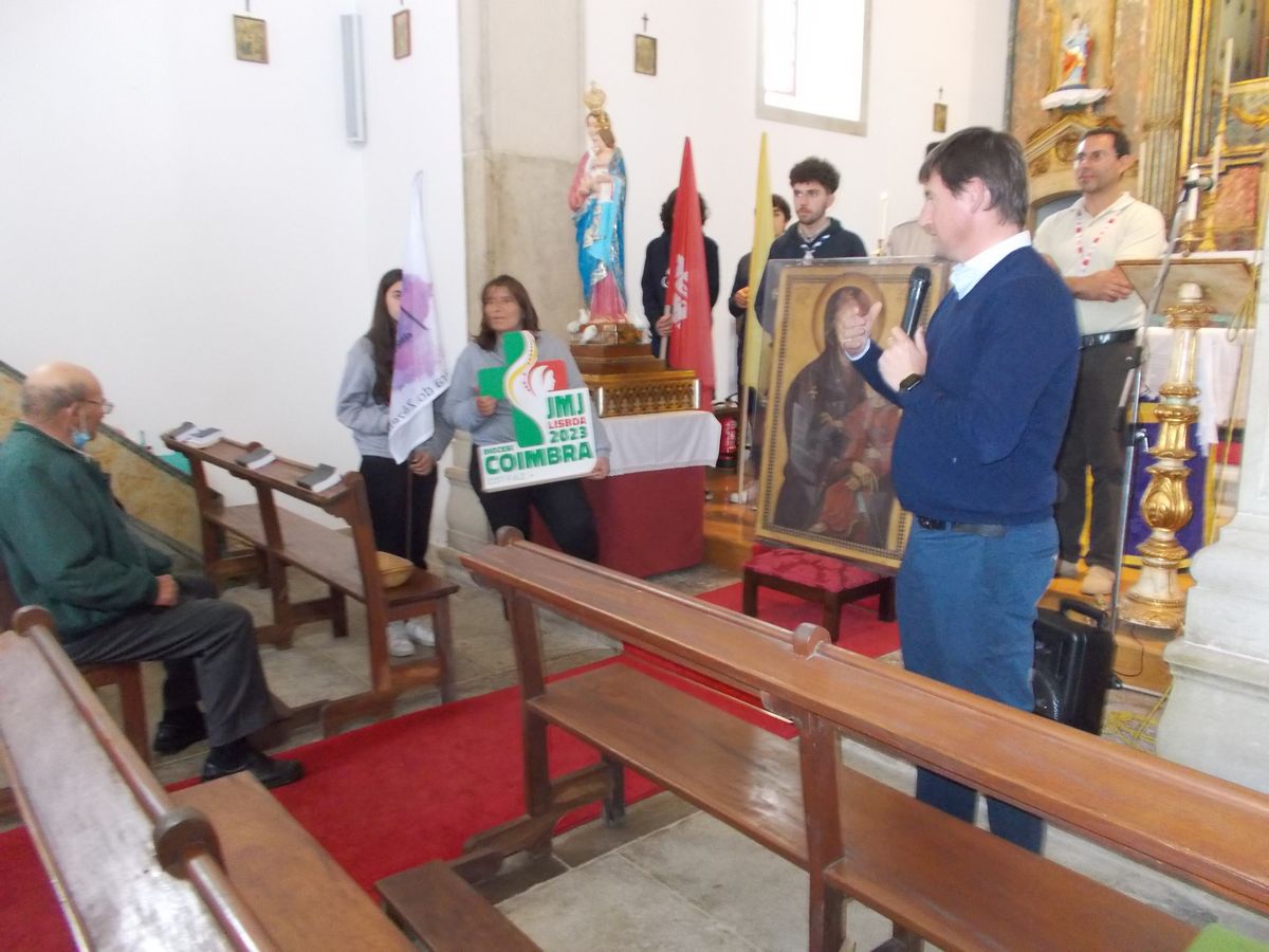 Visita dos Símbolos da JMJ à Freguesia de Nossa Senhora do Pranto